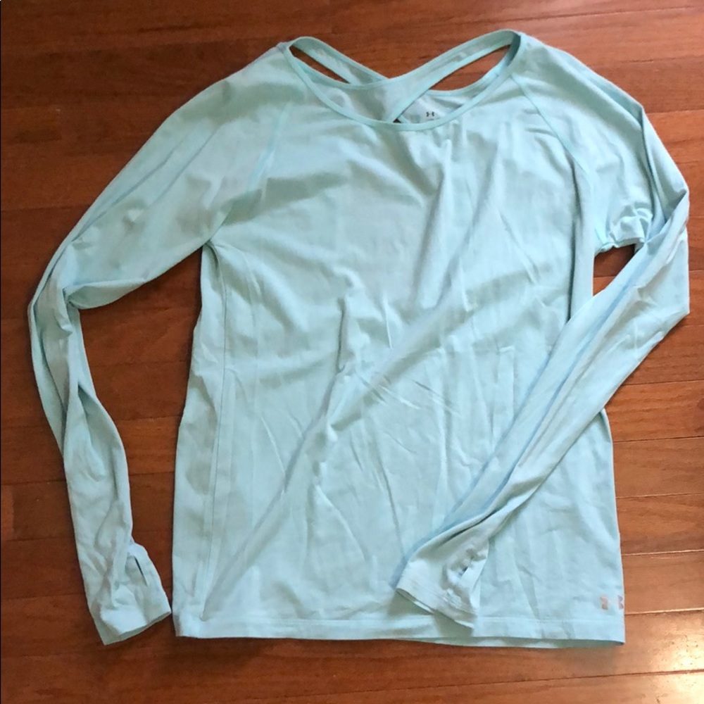 Open back Under Armour long sleeve